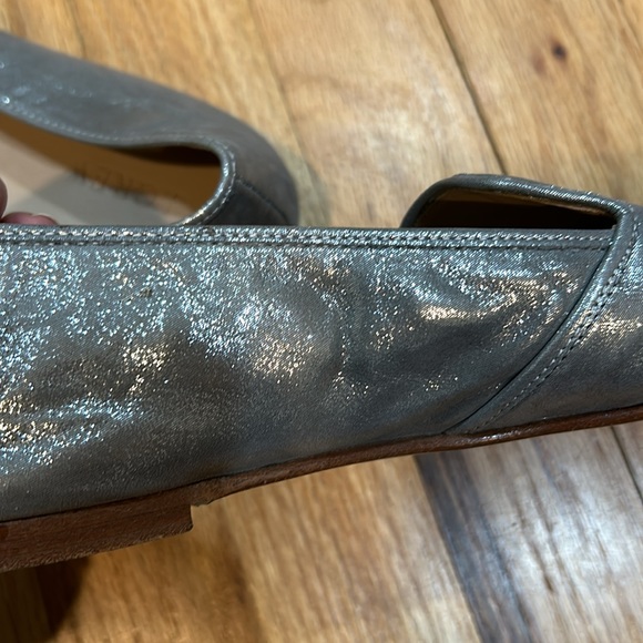 Silver loafers. Please note some of the marks throughout - Picture 11 of 11